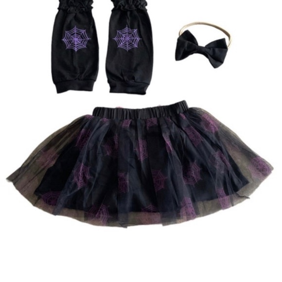 Sale !!! Baby Girl 1st HALLOWEEN TUTU Outfit - Picture 3 of 4